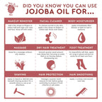 YogaManLab® Best Jojoba Oil 100% Pure & Organic Cold Pressed Oil | Promotes Hair Growth & Skin Moisturizing (200ml)