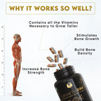 YogaManLab® Growth DNA - Ayurvedic Height Increaser Program | Growth Plate Activator | Guaranteed Results Formula | 100% Natural