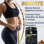 YogaManLab® YOGA SHRED - Burn Fat At-Home Ayurvedic Supplement Powder(Women) | Helps in Weight Loss & Boosting Energy | Ayurvedic & 100% Natural
