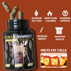 YOGA SHRED - Burn Fat At-Home Ayurvedic Supplement Capsules (Men) | Helps in Weight Loss & Boosting Energy | Ayurvedic & 100% Natural