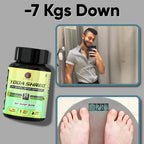 YOGA SHRED - Burn Fat At-Home Ayurvedic Supplement Capsules (Men) | Helps in Weight Loss & Boosting Energy | Ayurvedic & 100% Natural