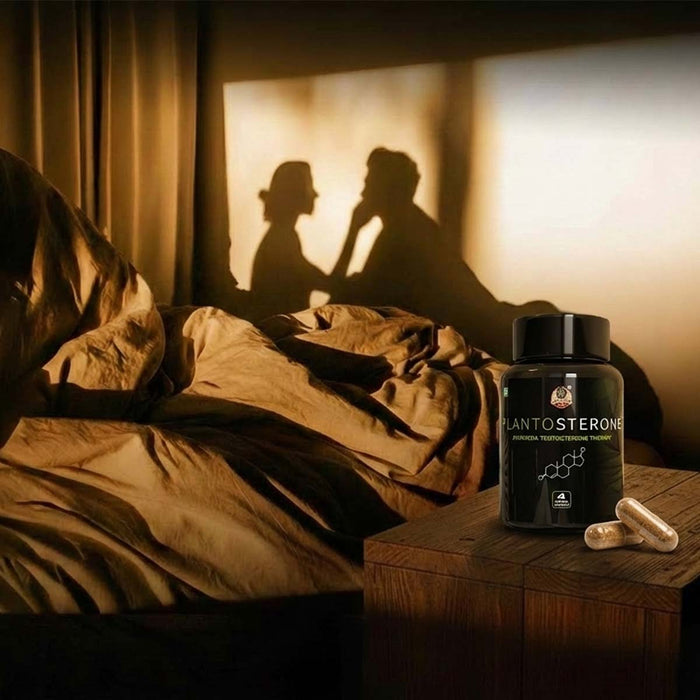PLANTOSTERONE - Men Libido & Timing Booster | Ayurvedic Capsules & Serum | Enhances Bedroom Performance | 100% Natural