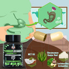 YogaManLab® Stomach Cleanser & Detox Capsules - Constipation Relief | 14-Days Detox Program To Remove Constipation & Toxins | 100% Natural with Probiotics