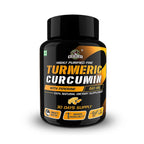 YogaManLab® Ayurvedic Turmeric Curcumin With Raw Turmeric, 95% Curcuminoids and Black Pepper | For Joint & Healthy Inflammatory Support | 100% Natural & Indian