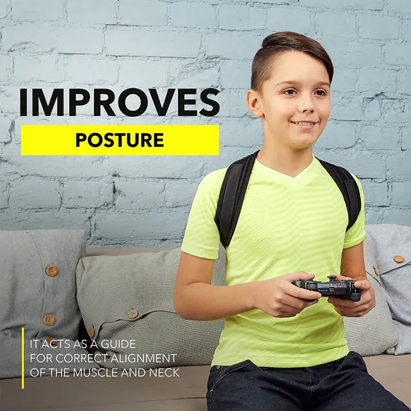 YogaManLab® Posture Corrector Belt - Back Pain, Hips Pain, Sciatica Pain - Corrects Hump Back
