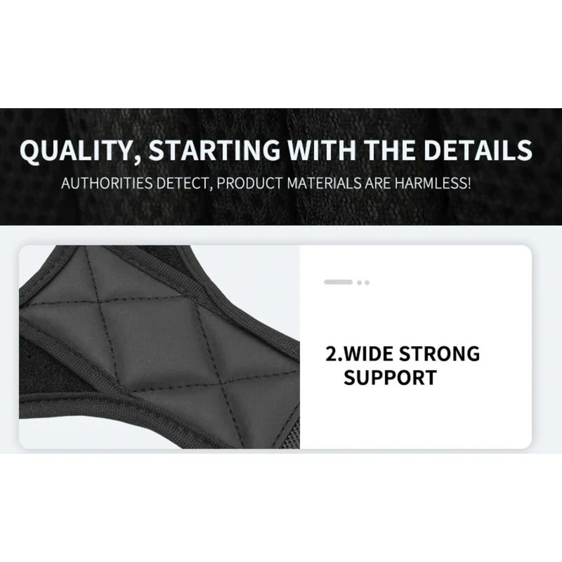 YogaManLab® Posture Corrector Belt - Back Pain, Hips Pain, Sciatica Pain - Corrects Hump Back