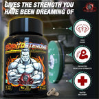 YogaManLab® PLANTOSTERONE - Ayurvedic Muscle Builder & Testosterone Booster | Helps Increase Muscle Size & Body Weight| 100% Natural