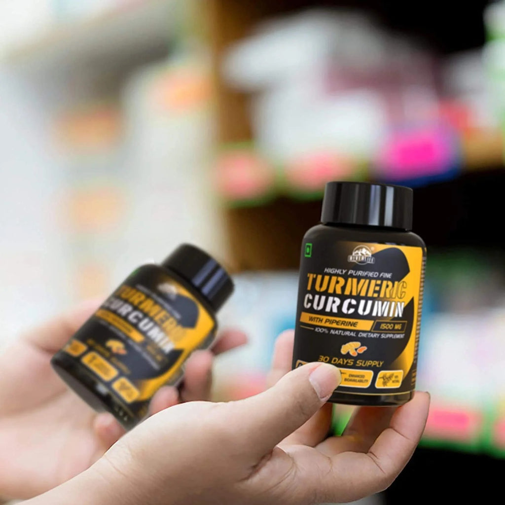YogaManLab® Ayurvedic Turmeric Curcumin With Raw Turmeric, 95% Curcuminoids and Black Pepper | For Joint & Healthy Inflammatory Support | 100% Natural & Indian