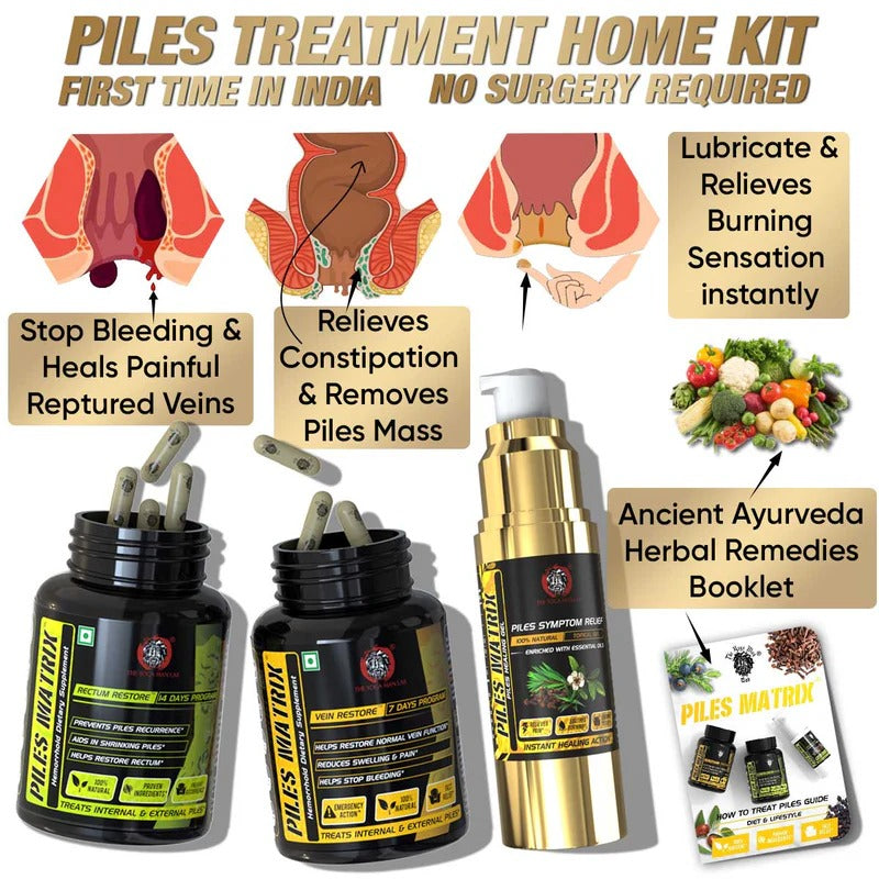 YogaManLab® Piles Matrix Kit