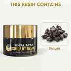 YogaManLab® Himalayan Shilajit Resin Gold Grade | High Fulvic Acid & 87 Trace Minerals | Lab Certified, 100% Natural | 20gm Pack